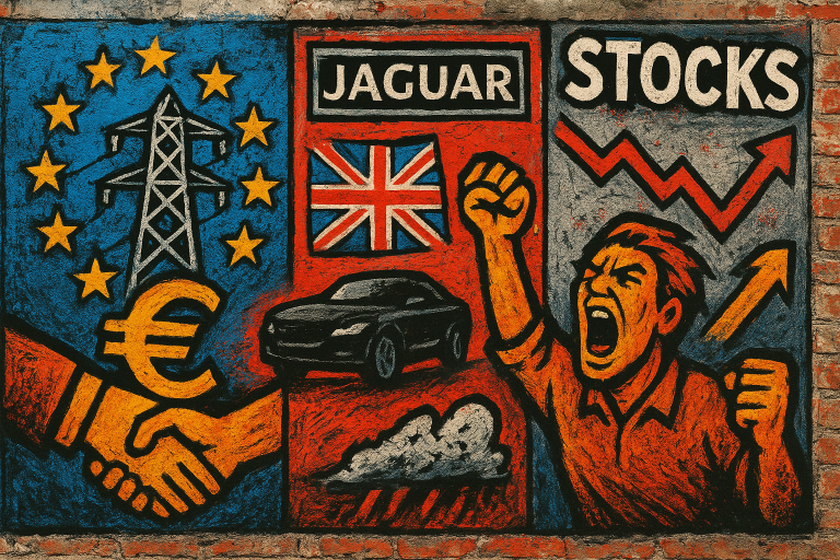 Europe bulletin: TenneT $11.3B sale, JLR cyber fallout, stocks end lower