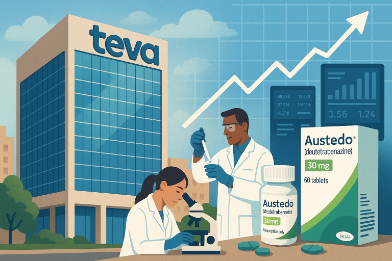Teva Pharmaceuticals stock surges 12% as branded drug sales outperform