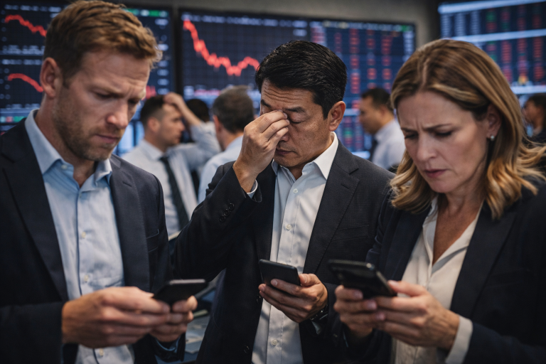 Dow Jones sinks 293 pts as Iran fears, Fed tensions hit stocks